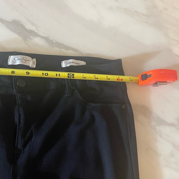 Jessica Simpson Kiss Me Skinny Black Pants 16P Petite Viscose Blend Stretch - Picture 3 of 8